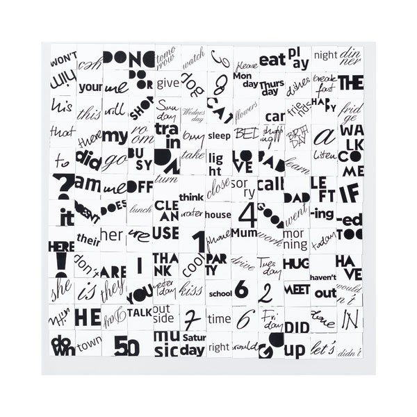 Young Users Metal front cover for doors Words Puzzle